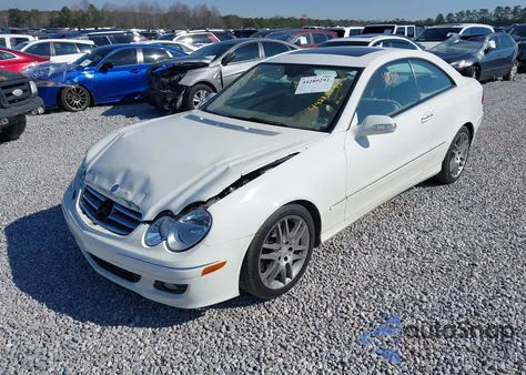 2008 Mercedes-Benz Clk 350 из США, поврежденный, VIN WDBTJ56H08F258076